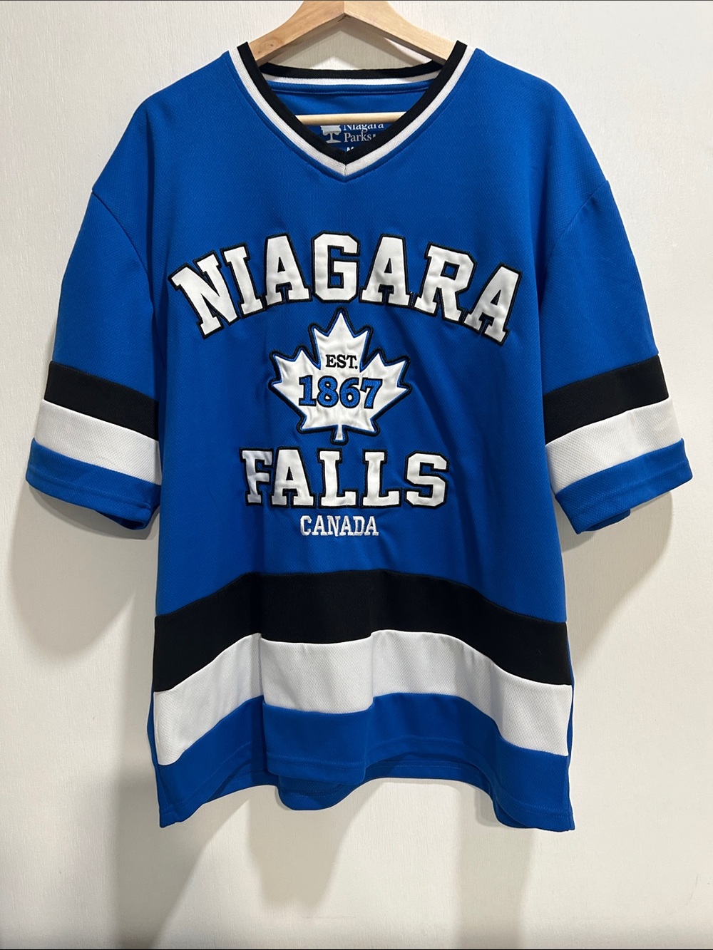 Vintage Unisex Niagara Falls Canada Souvenir Hockey Jersey Shirt Sz MD